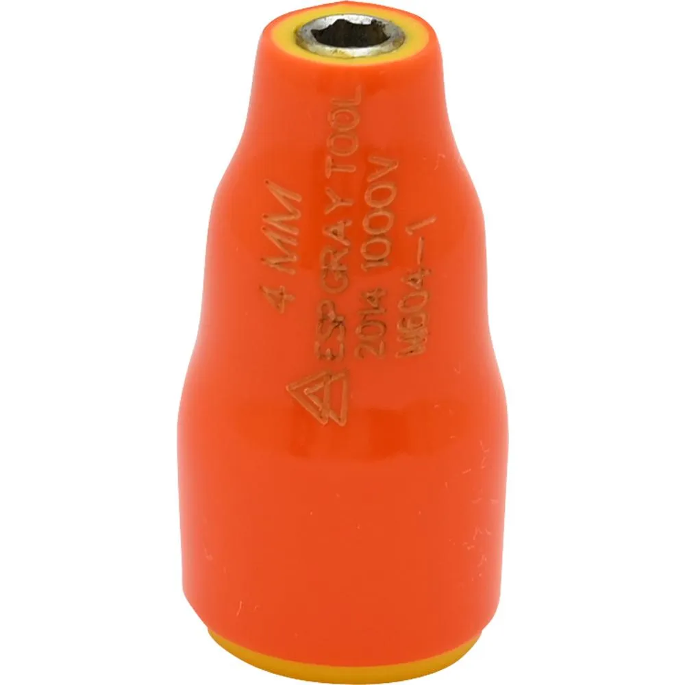 1/4" Drive 6 Point Metric Insulated Sockets