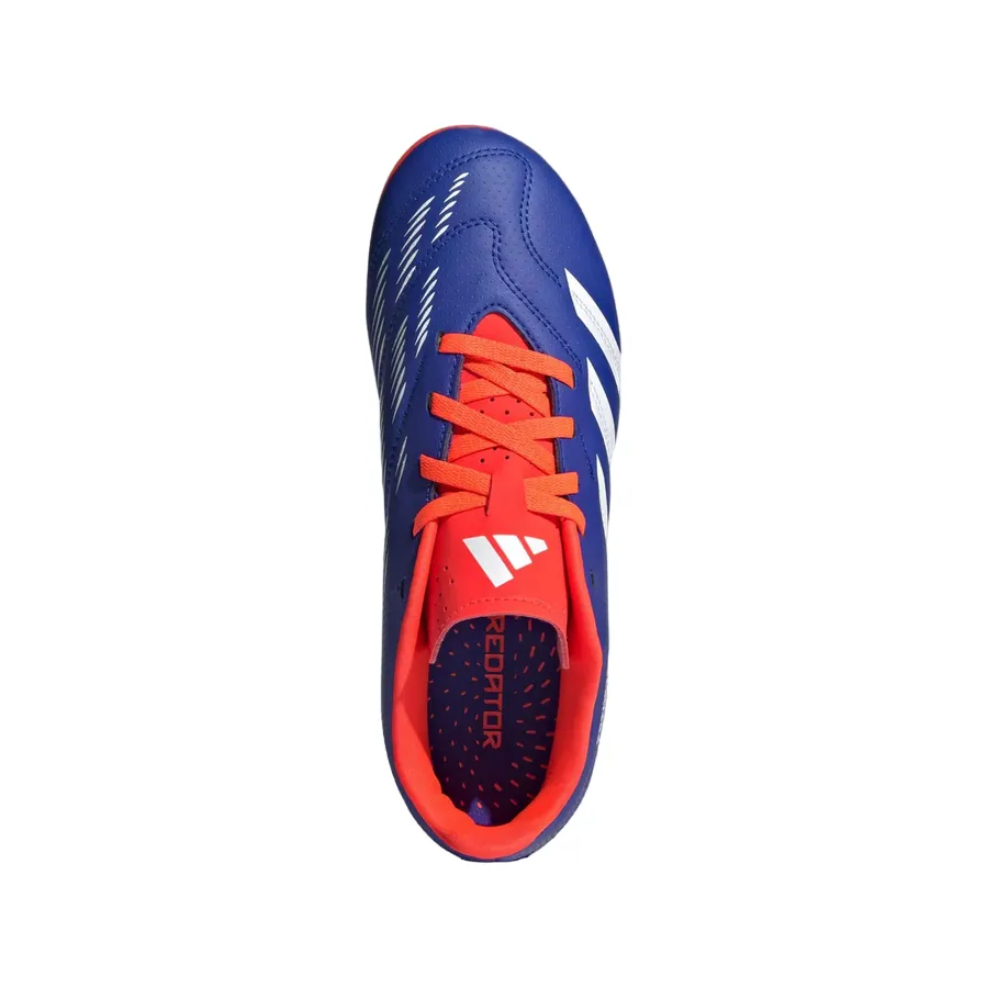 Adidas scarpa da calcio da ragazzo Predator Club FxG IF6424 blu-bianco