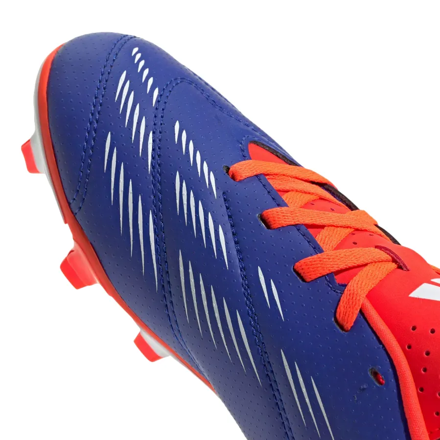 Adidas scarpa da calcio da ragazzo Predator Club FxG IF6424 blu-bianco