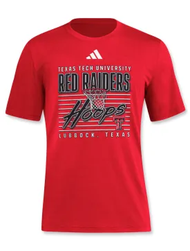 Adidas Texas Tech "Locker Swish" 2024 Red Short Sleeve T-Shirt