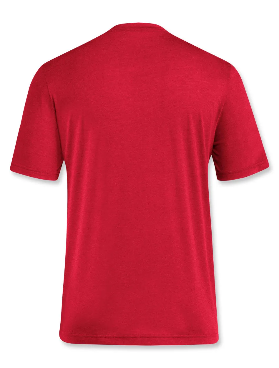 Adidas Texas Tech "Locker Swish" 2024 Red Short Sleeve T-Shirt