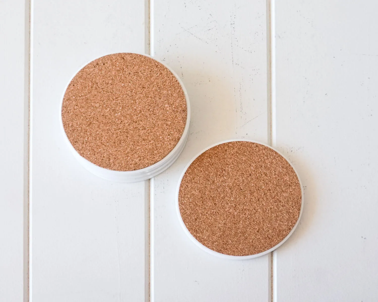 Bright Lines Ceramic Coaster