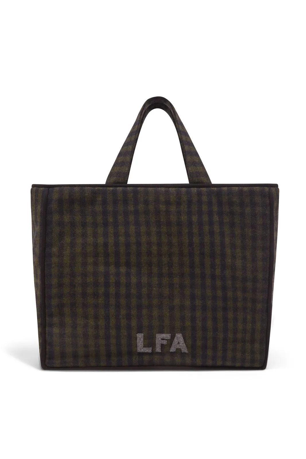 BROMPTON  Khaki and Black Check WHAT EVER Bag