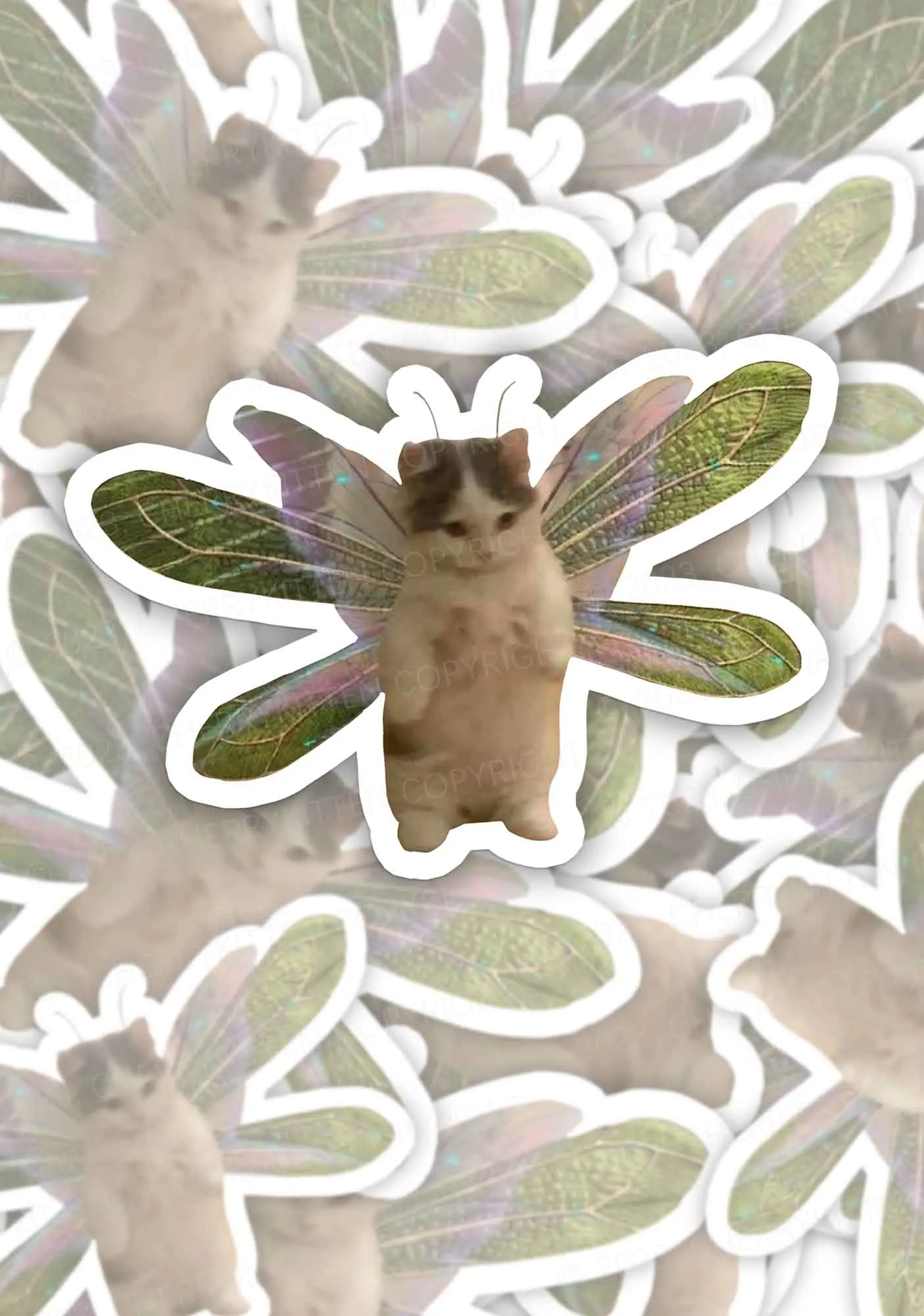 Cherrykitten Favorites Cat Y2K Stickers Pack Of 10