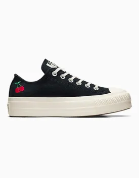 Chuck Taylor All Star Lift Black/Egret/Red Shoes