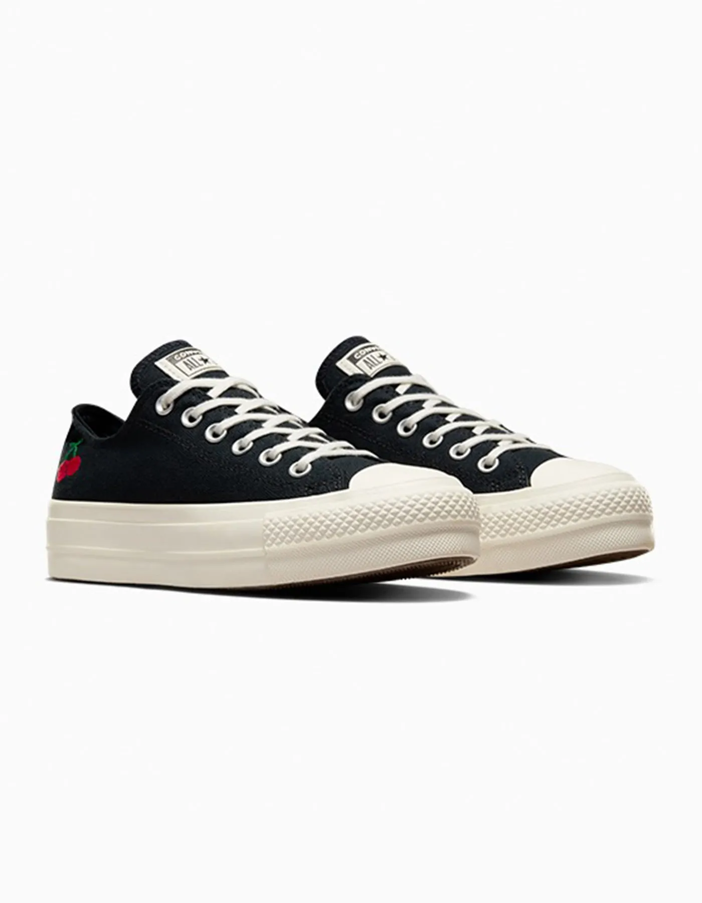 Chuck Taylor All Star Lift Black/Egret/Red Shoes
