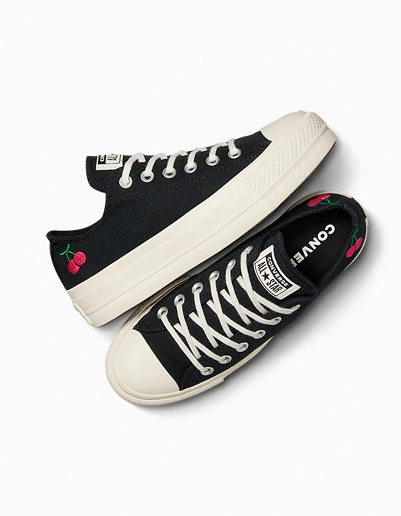 Chuck Taylor All Star Lift Black/Egret/Red Shoes