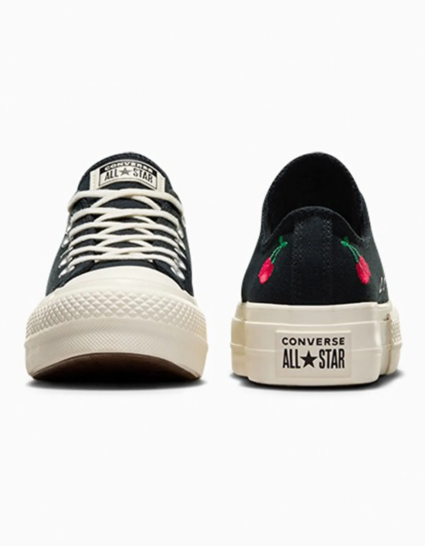 Chuck Taylor All Star Lift Black/Egret/Red Shoes