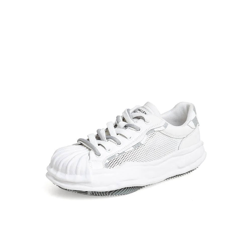 Color Block Lace-up Front Skate Shoes