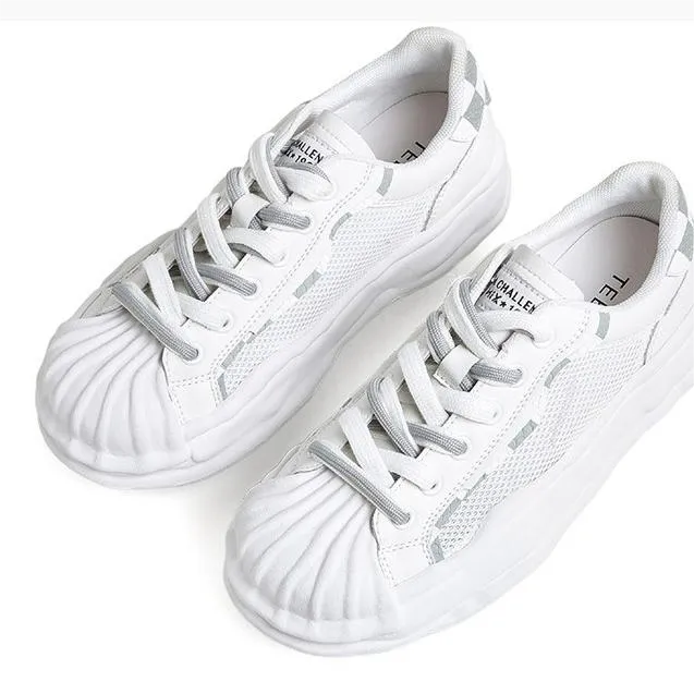 Color Block Lace-up Front Skate Shoes