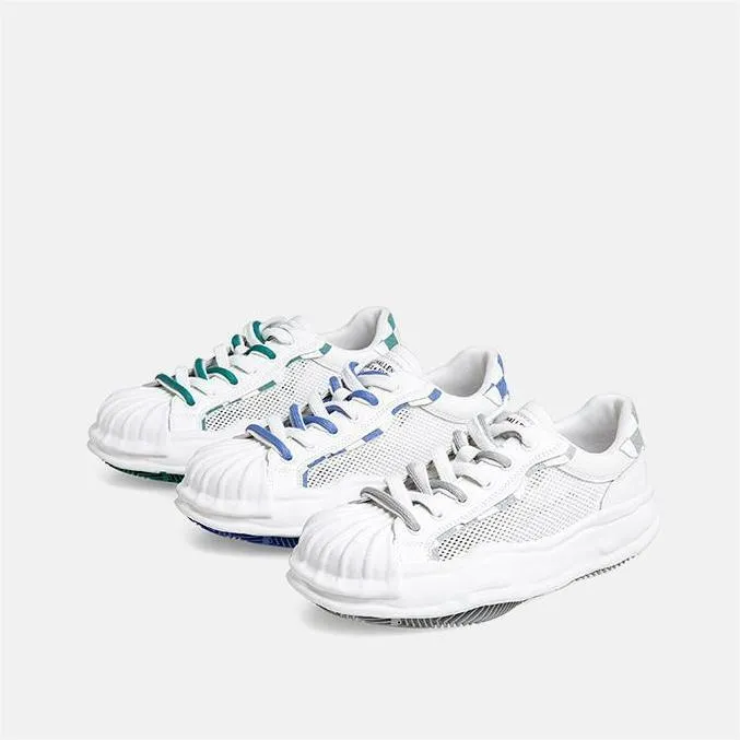 Color Block Lace-up Front Skate Shoes