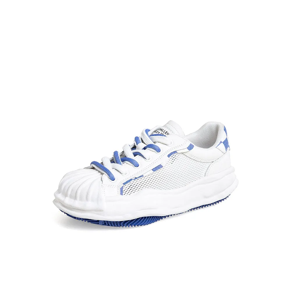 Color Block Lace-up Front Skate Shoes