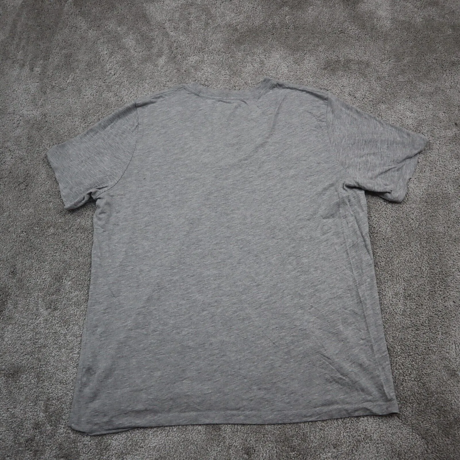Converse All Star Womens Graphics Logo T Shirt Short Sleeves Gray Size X-Large