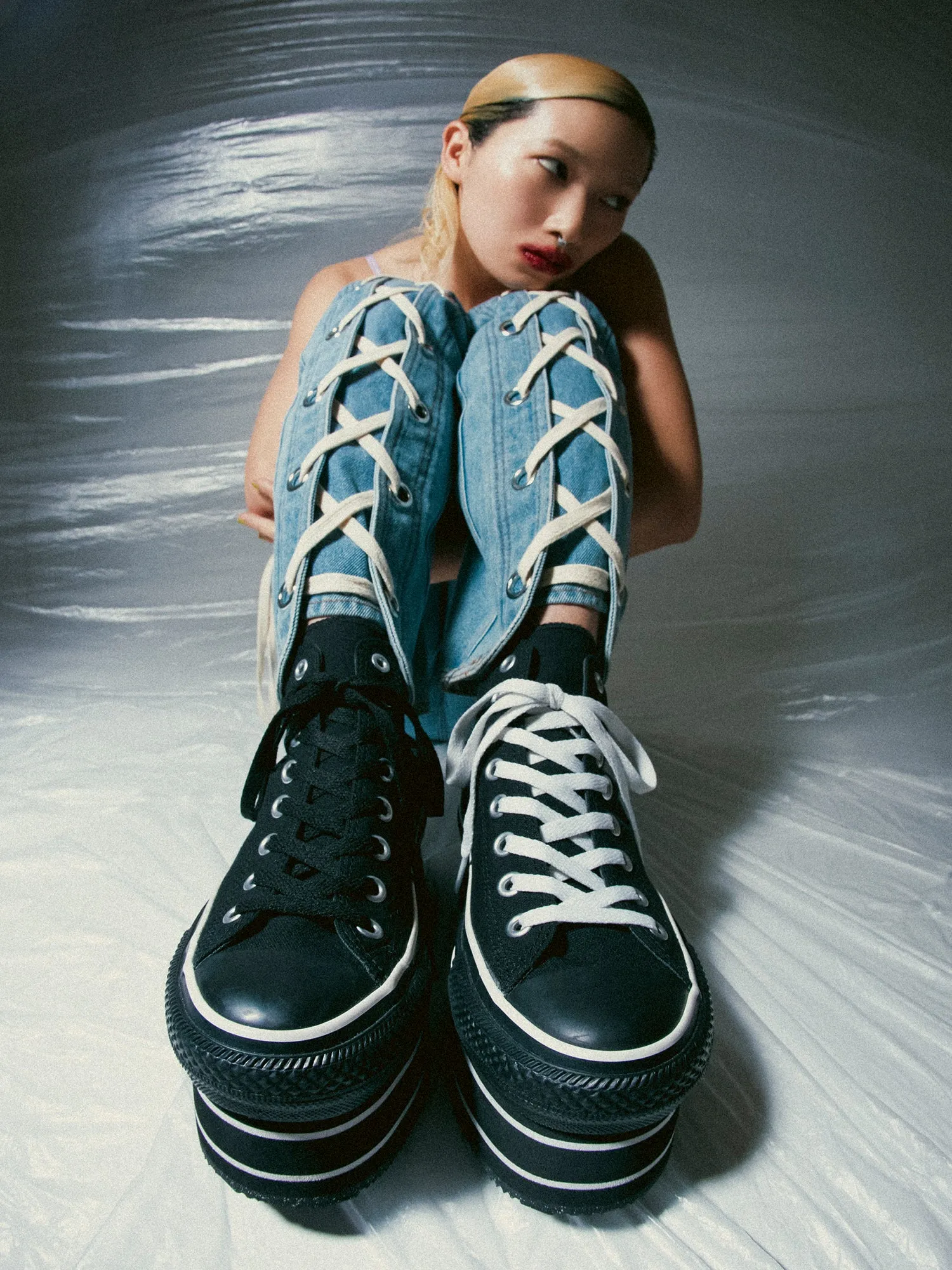 【CONVERSE】ALL STAR (R) STAGE HI / PP
