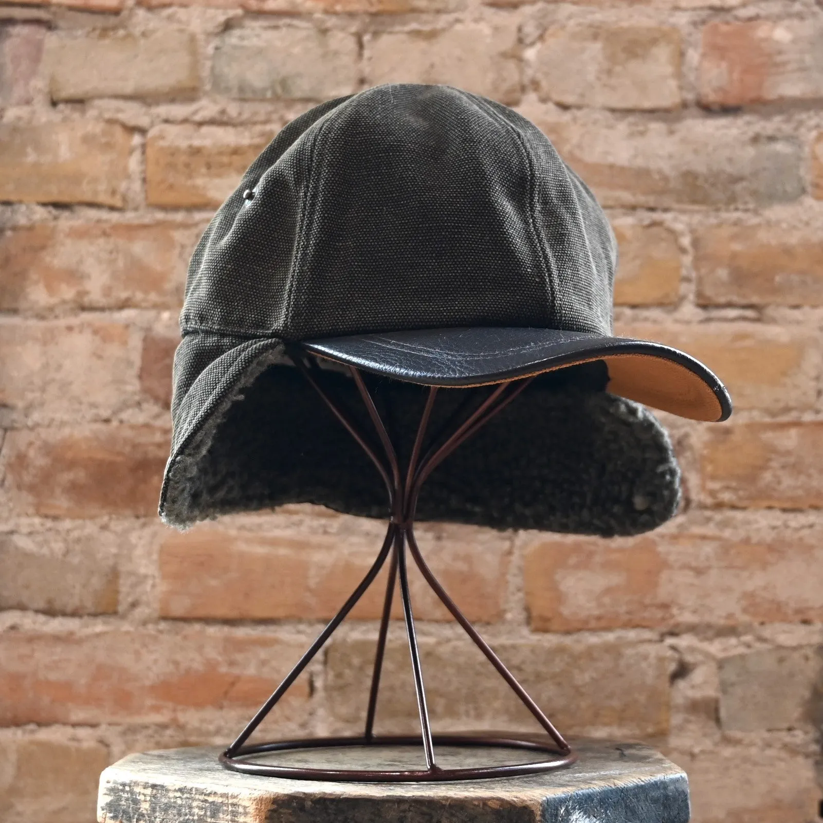 Crown Cap Canvas Ballcap in Dark Brown