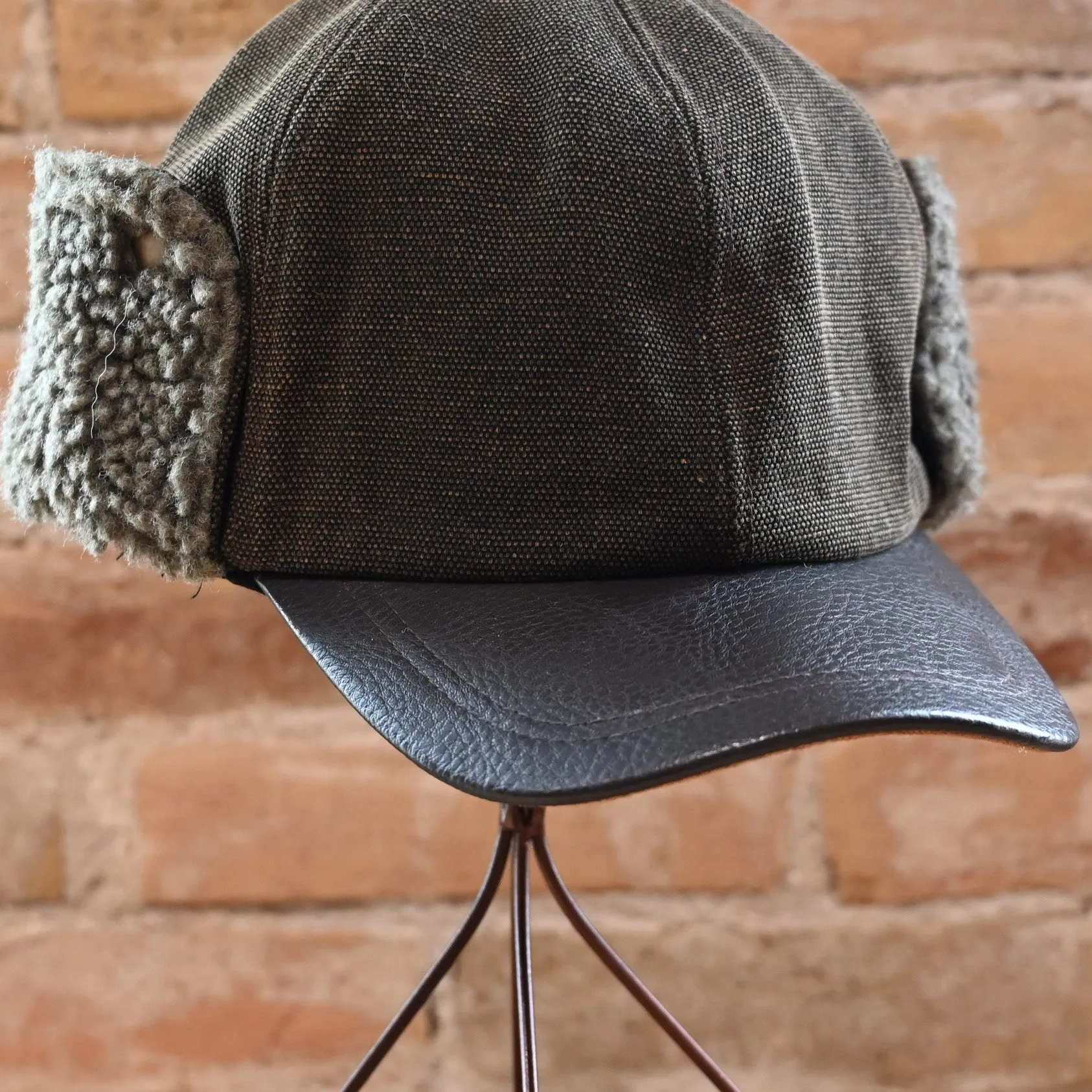 Crown Cap Canvas Ballcap in Dark Brown