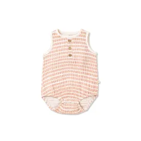 Dash Lines Bubble Onesie