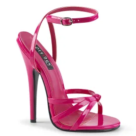 DOMINA-108 Devious Domina Hot Pink Sexy Single Soles (Fetish Footwear)