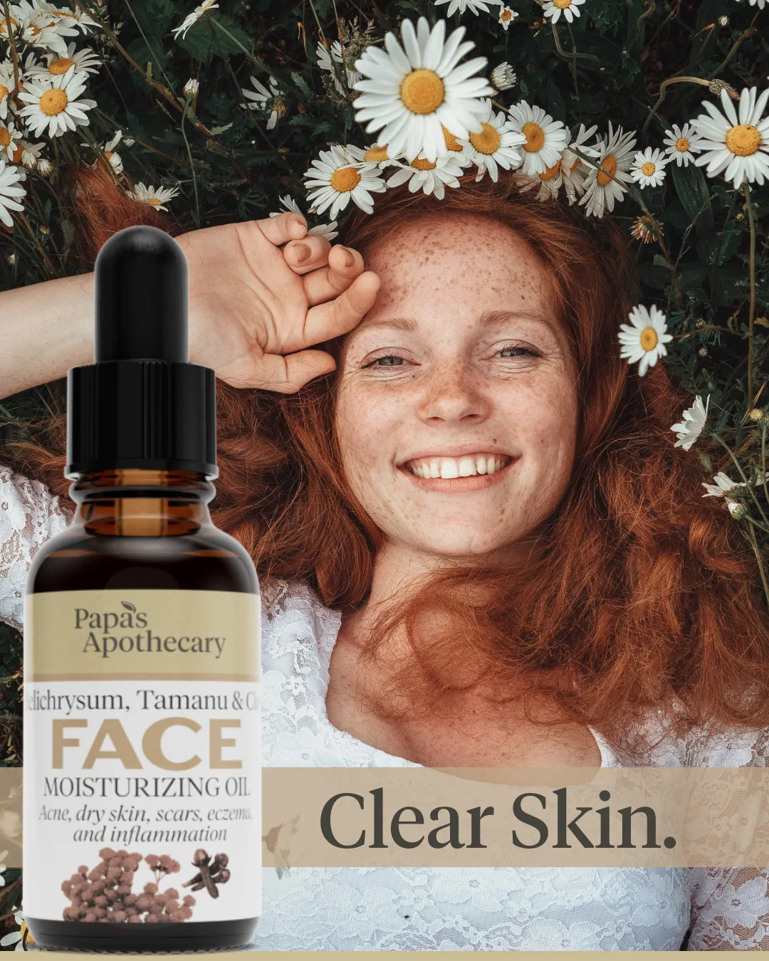 Face Oil - Helichrysum, Tamanu, & Clove