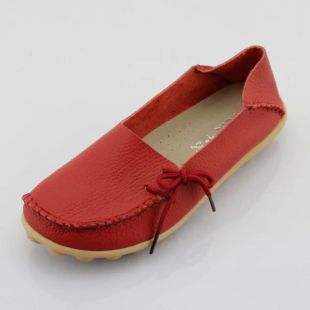 Genuine Leather Casual Ladies Shoes