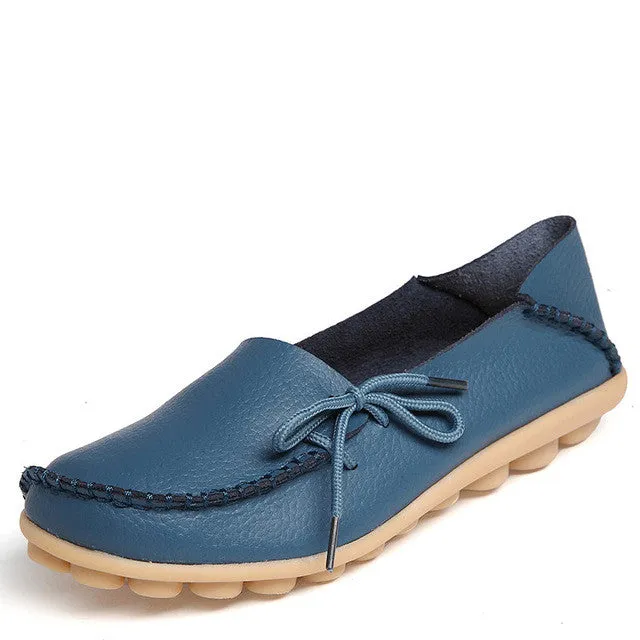 Genuine Leather Casual Ladies Shoes