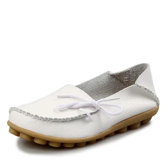 Genuine Leather Casual Ladies Shoes