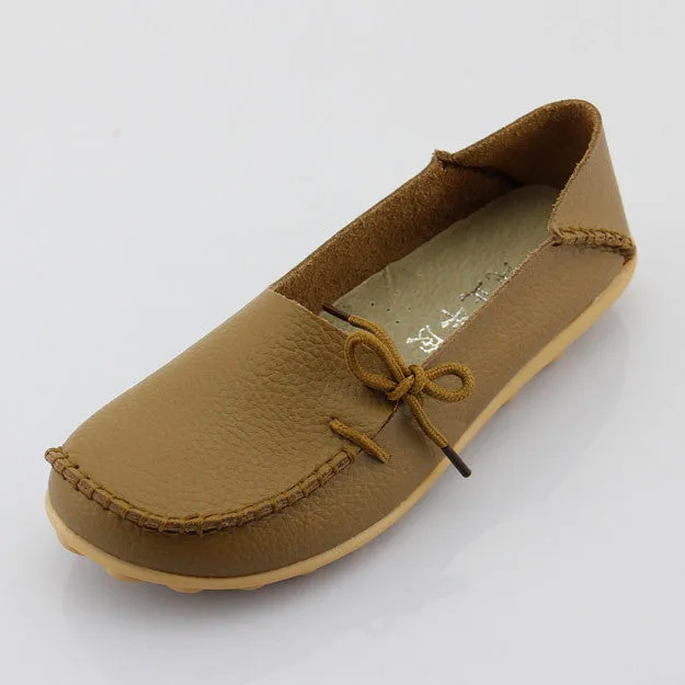 Genuine Leather Casual Ladies Shoes