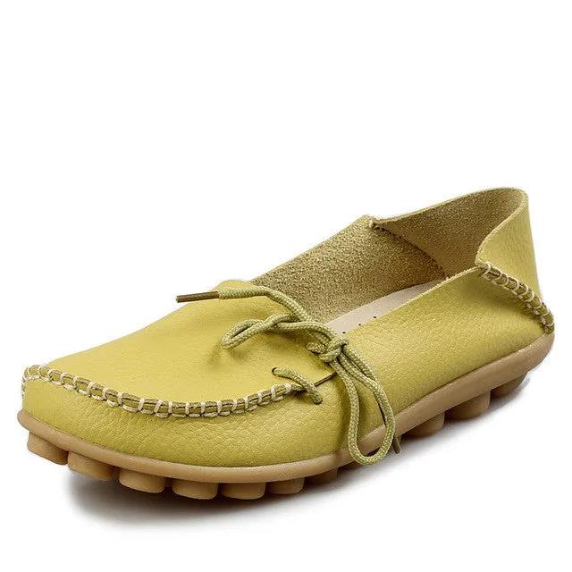 Genuine Leather Casual Ladies Shoes