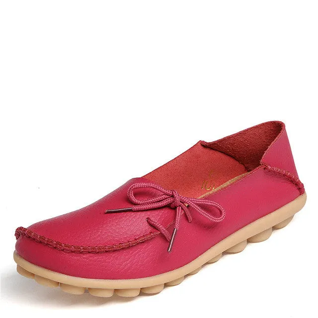 Genuine Leather Casual Ladies Shoes