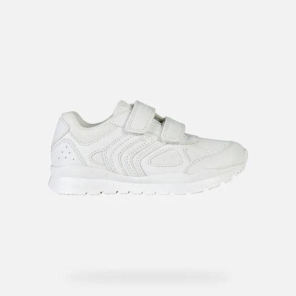 Geox Pavel Unisex White Trainer