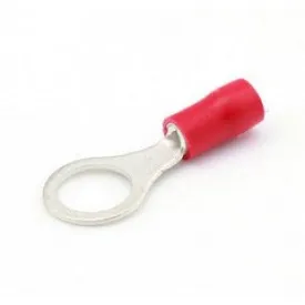 Insulated 5.3mm Ring Terminal - 0.5-1.5mm² Cable (Red) Pack of 100