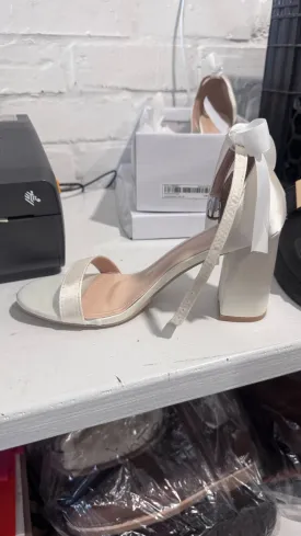 Ivory block Heels (imported)