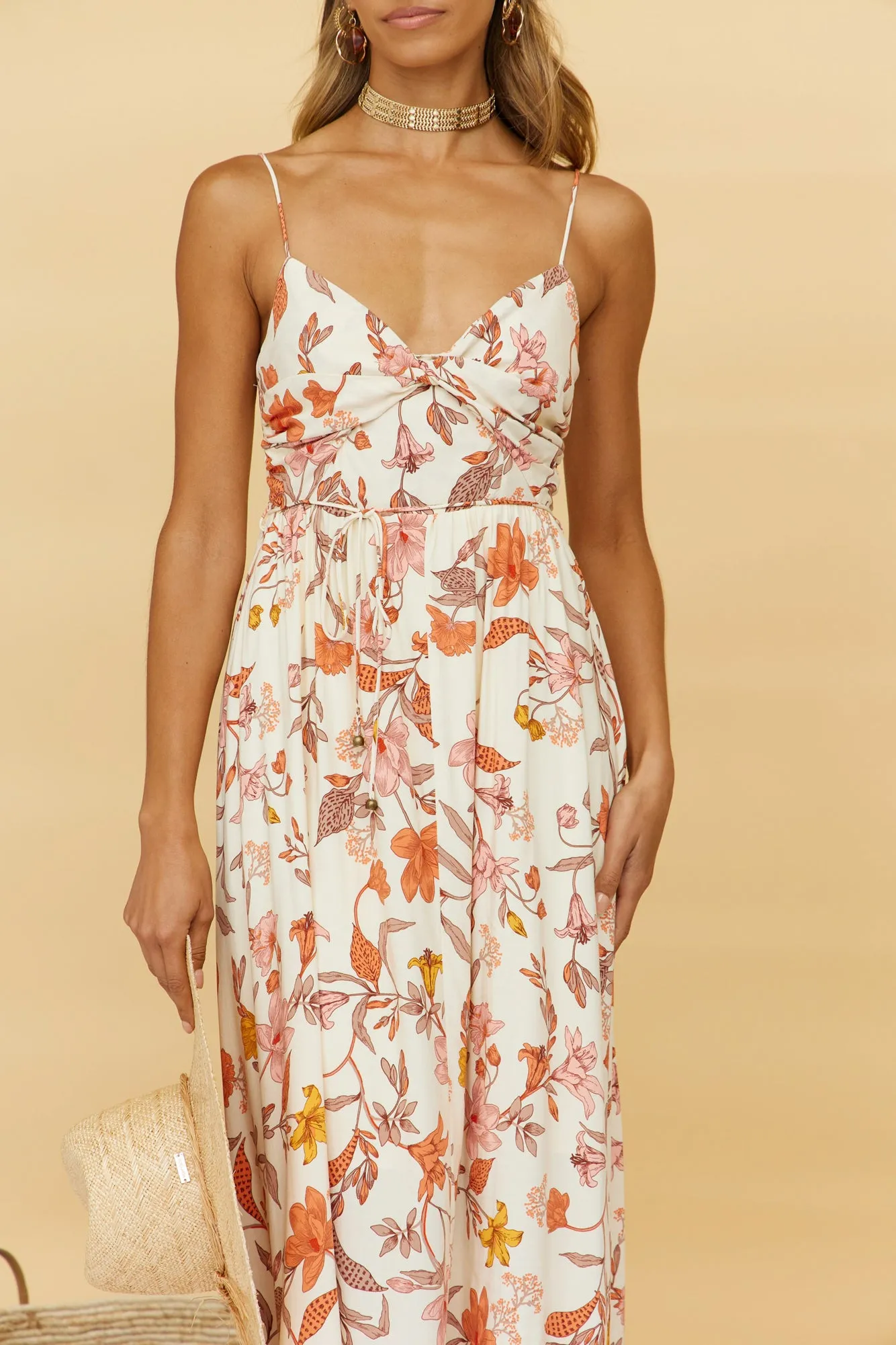 Know The One Maxi Dress Beige
