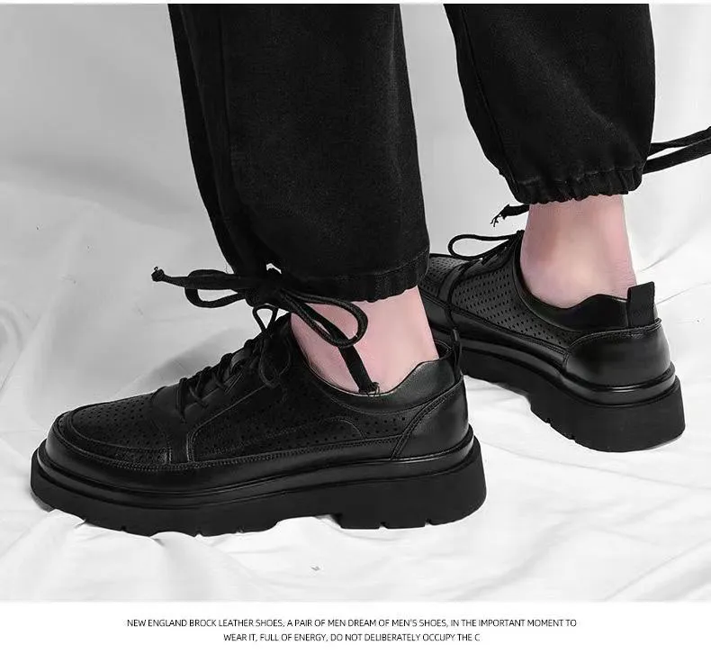 Men's Hollow Design Casual Work Breathable Shoes