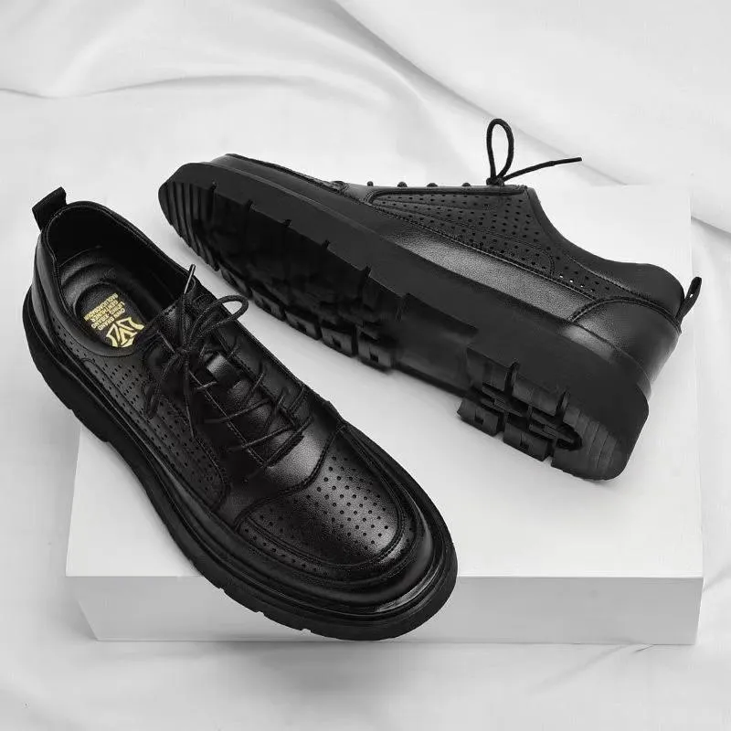 Men's Hollow Design Casual Work Breathable Shoes