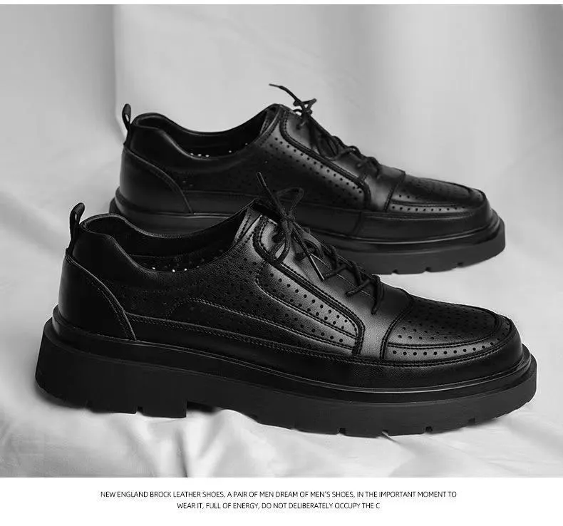 Men's Hollow Design Casual Work Breathable Shoes