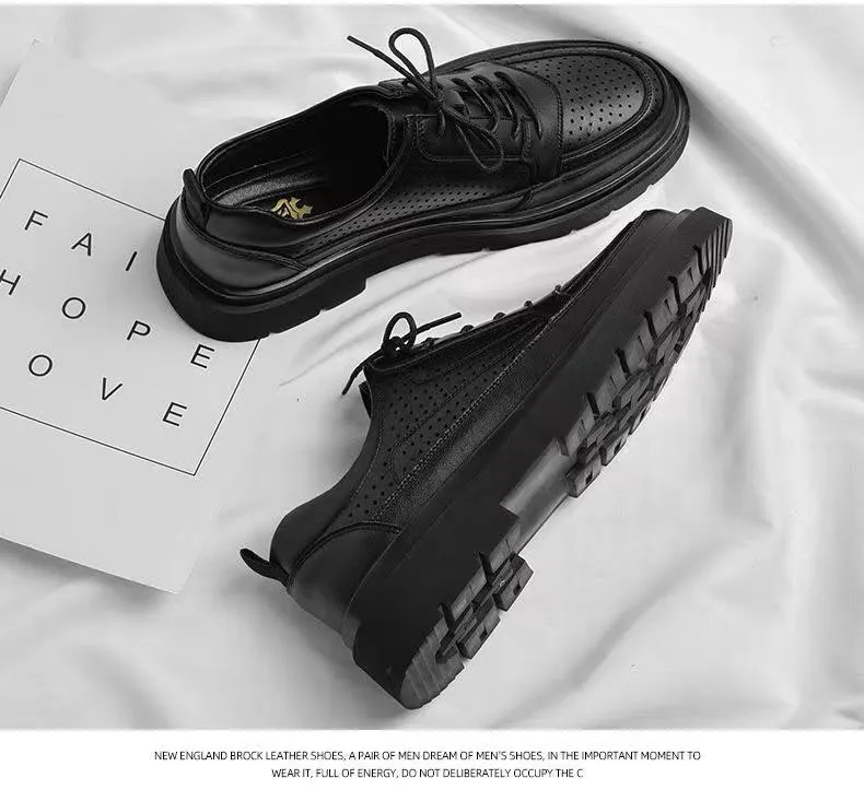 Men's Hollow Design Casual Work Breathable Shoes