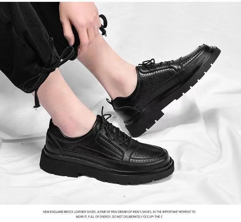 Men's Hollow Design Casual Work Breathable Shoes