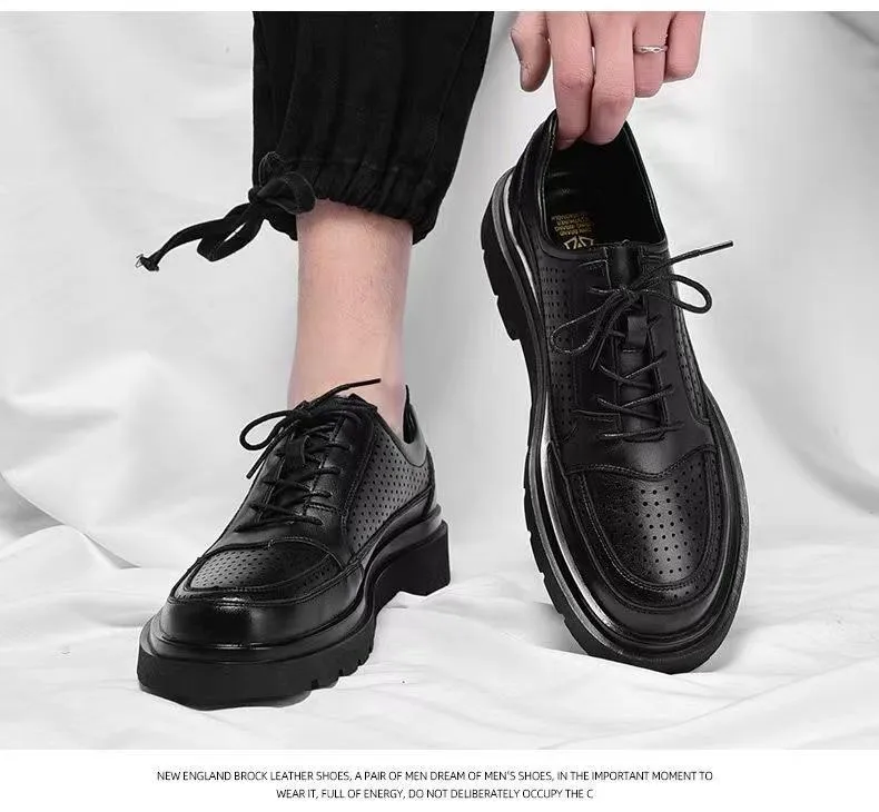 Men's Hollow Design Casual Work Breathable Shoes