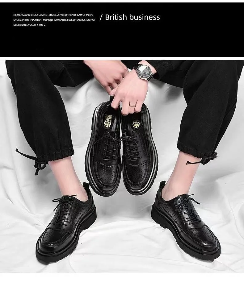 Men's Hollow Design Casual Work Breathable Shoes