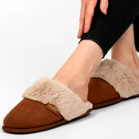 Miss Sparrow Micro Suede Mule Slipper