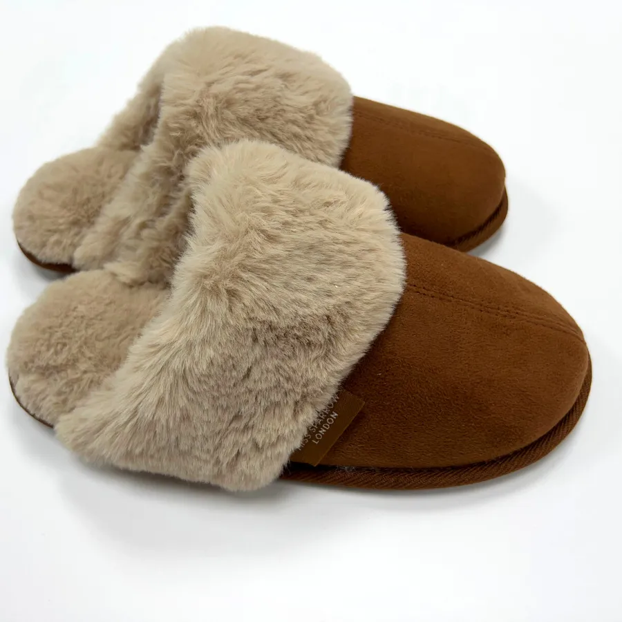 Miss Sparrow Micro Suede Mule Slipper