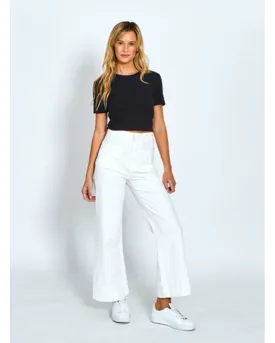 Monaco Jeans Milan Wide Leg Jean - White