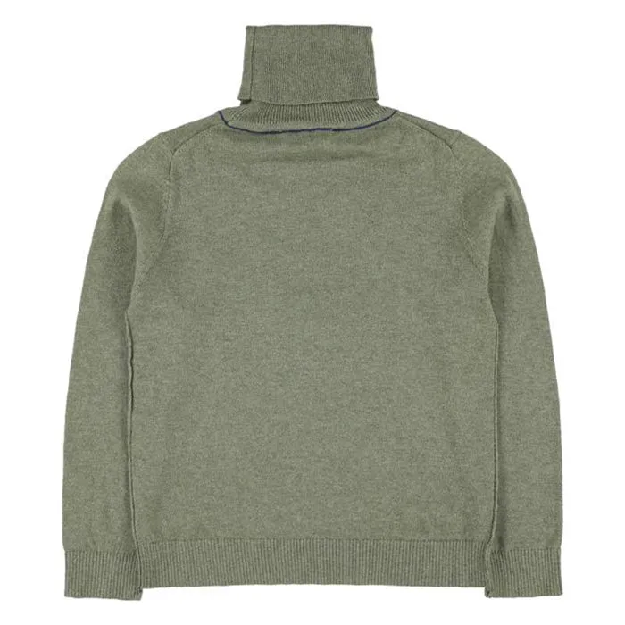 Morley Child Tyler Turtleneck Sweater Safari Park Green