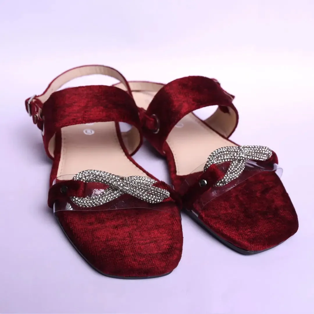 NBS-E9918 Maroon Slipper