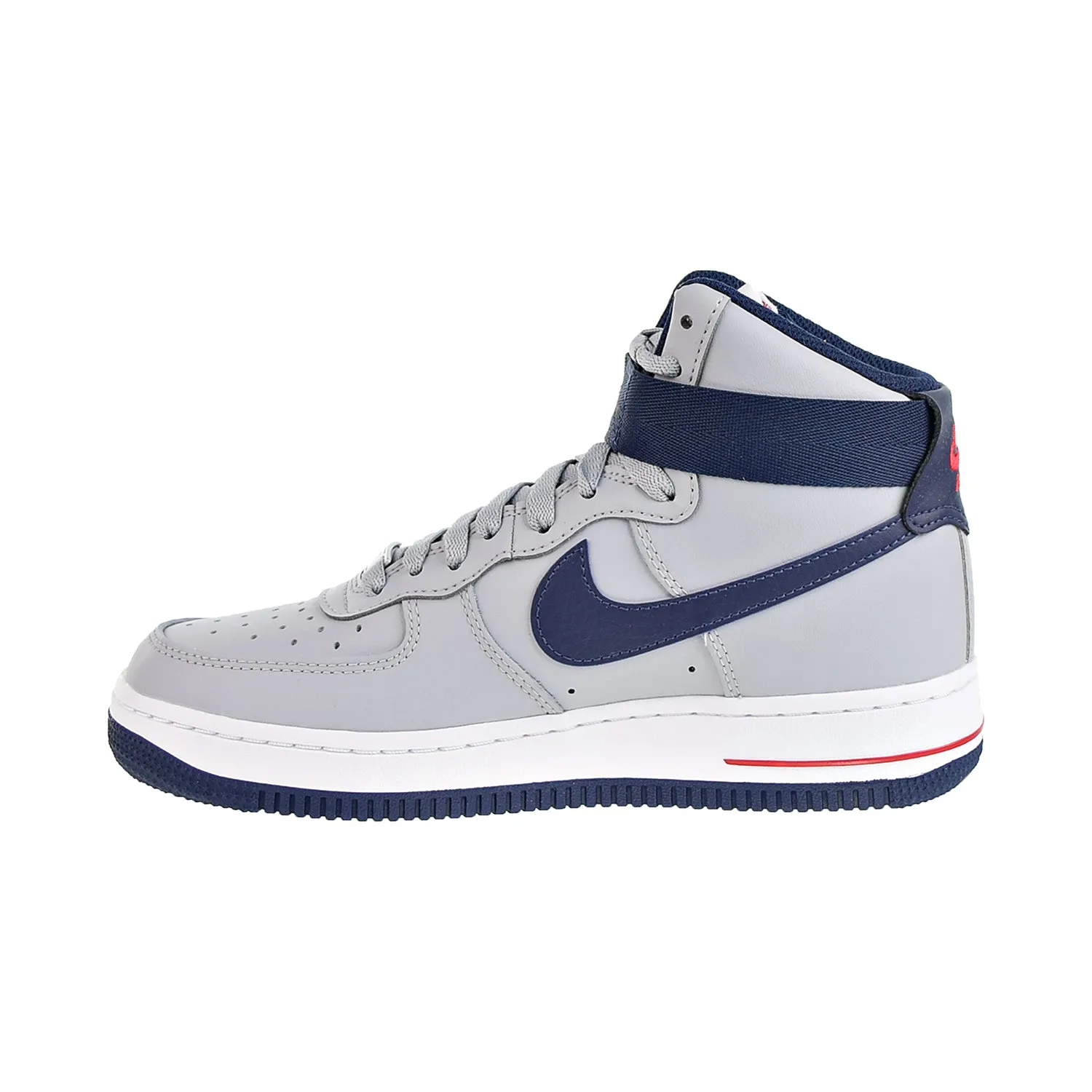 Nike Air Force 1 High QS "New England" Women's Shoes Wolf Grey-College Navy