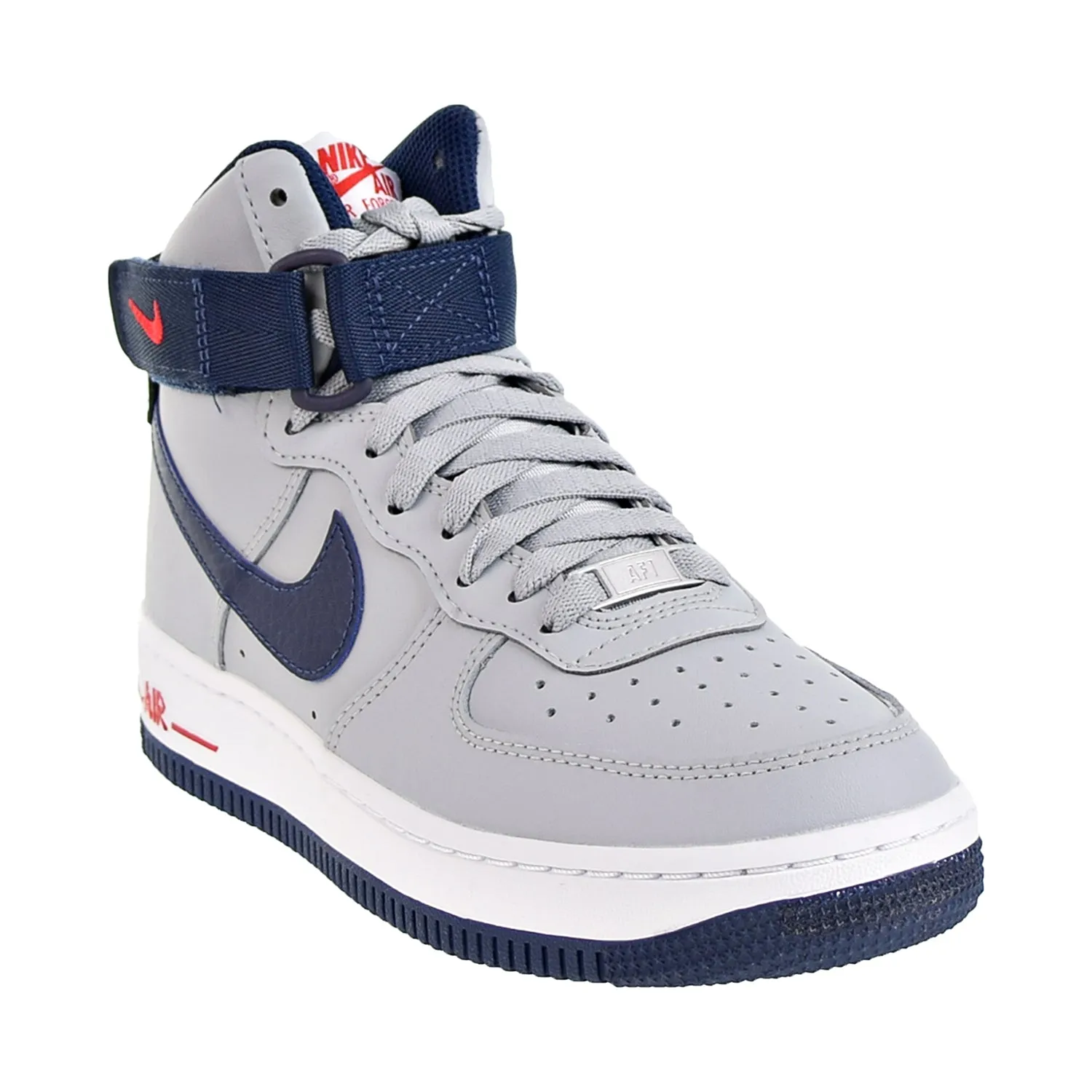 Nike Air Force 1 High QS "New England" Women's Shoes Wolf Grey-College Navy