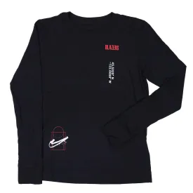 Portland Trail Blazers Youth Courtside Max Long Sleeve