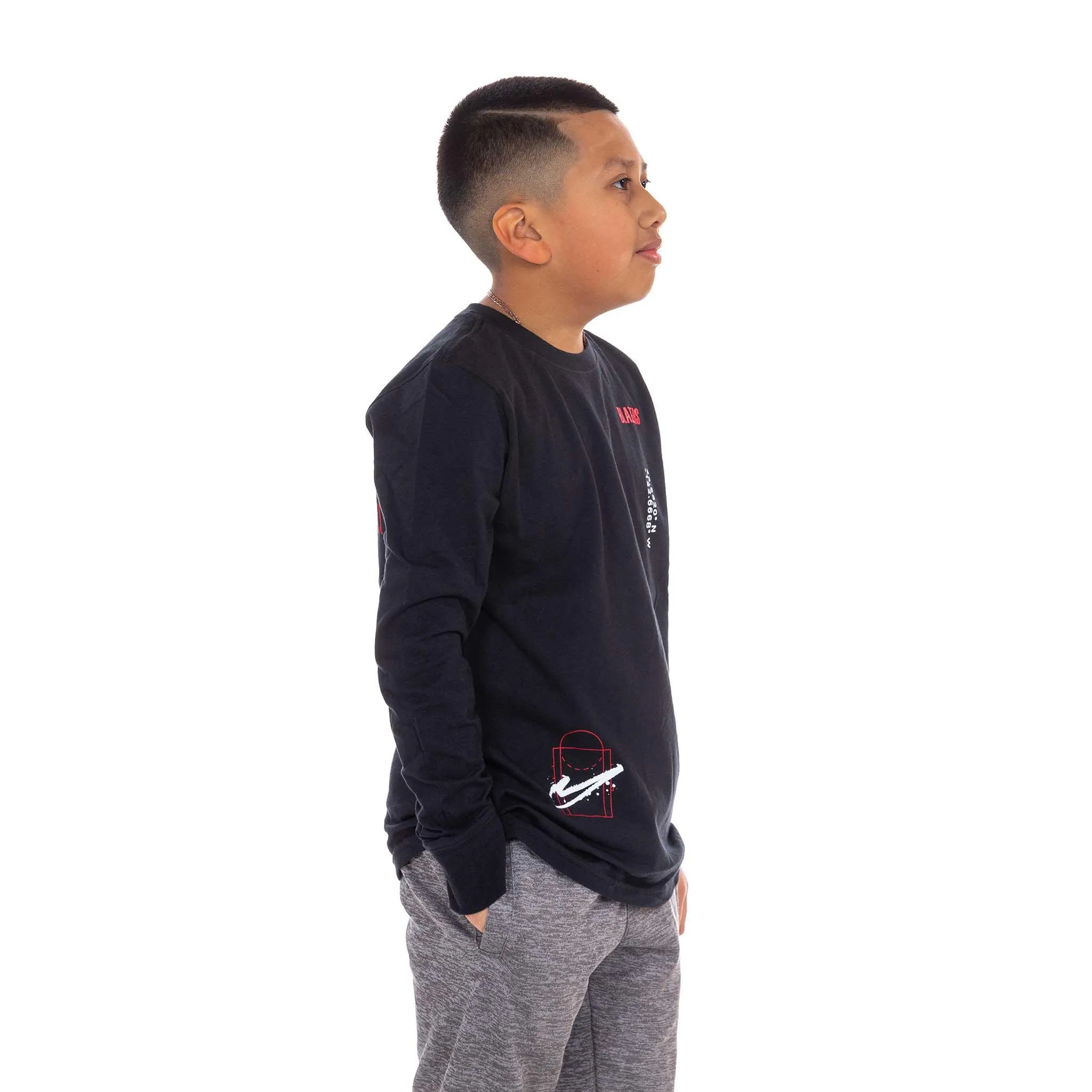 Portland Trail Blazers Youth Courtside Max Long Sleeve