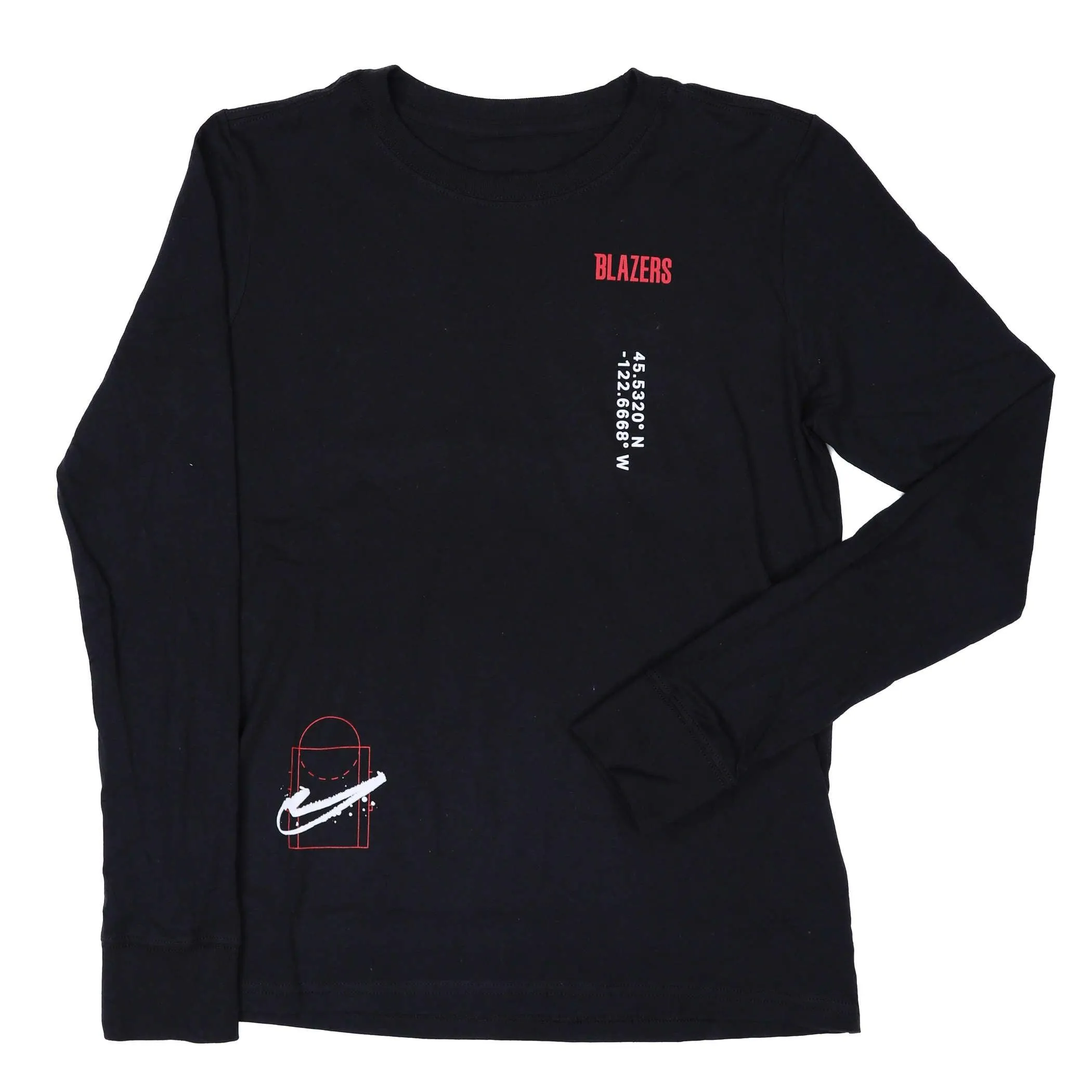 Portland Trail Blazers Youth Courtside Max Long Sleeve